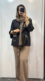 کت تک زنانه پارچه بزیاق