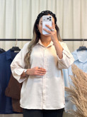 شومیز زنانه لینن طرح ترمه
